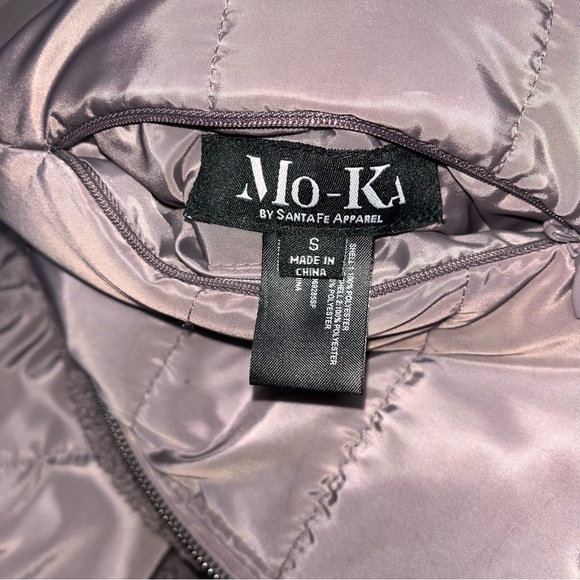 Mo-KA By Santa Fe Apparel Hooded Reversible Puffer Vest - Picture 7 of 12
